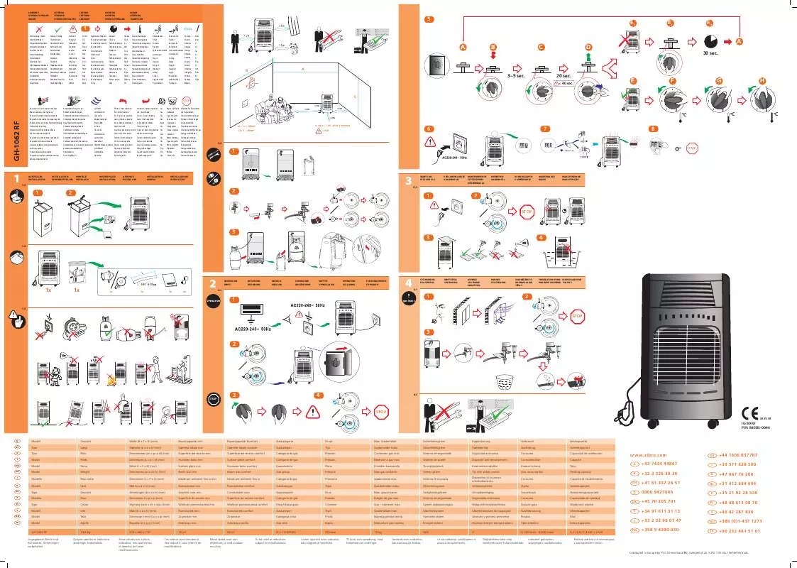 Mode d'emploi ZIBRO GH-1062R