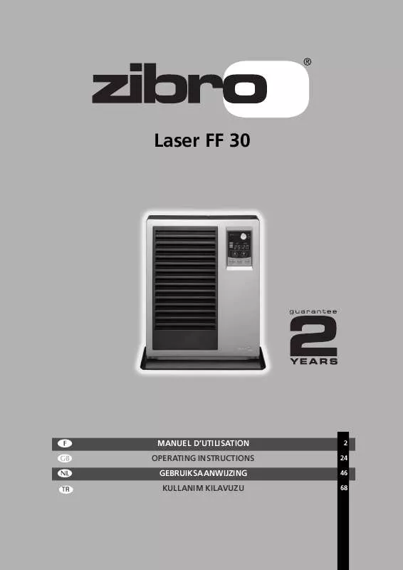 Mode d'emploi ZIBRO LASER FF 30